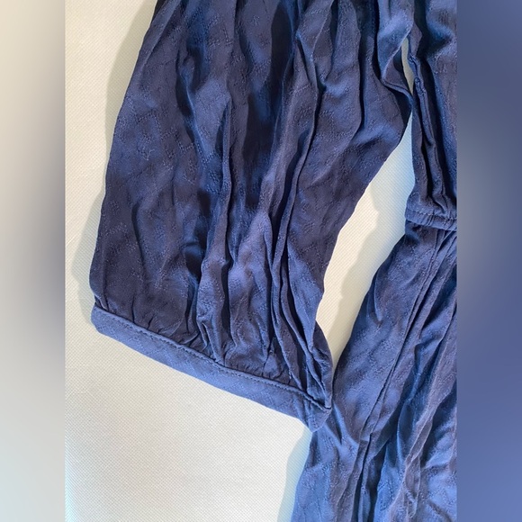 NEW Plus Size Nurture Westbound Long Sleeve VNeck Midi Dress Rayon Navy $89 - Picture 8 of 12